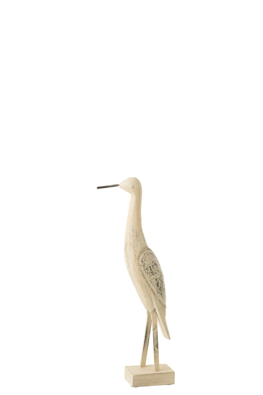 Decoration Bird Mango Wood/Metal Mix Small