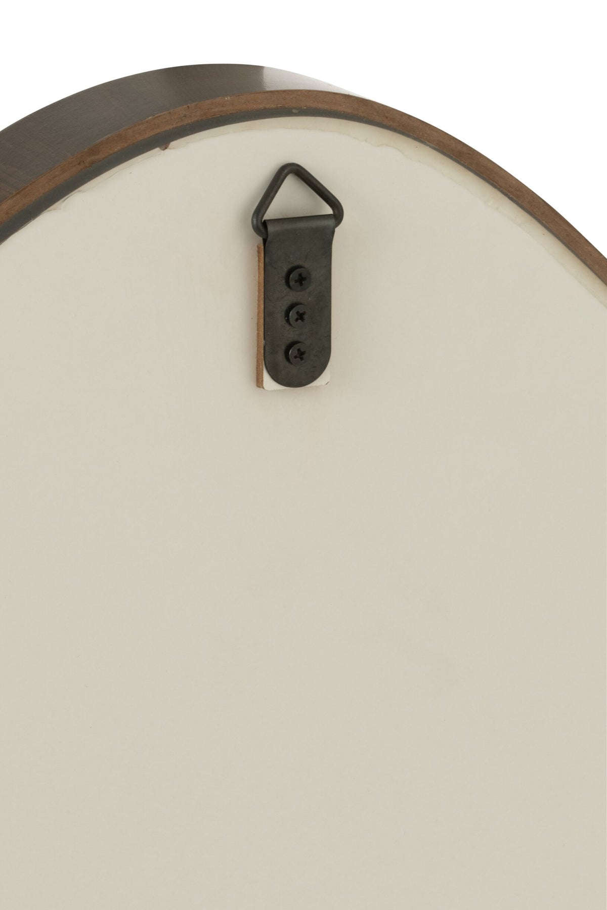 Hanging Mirror Abstract Mirror/Mdf Dark Brown Small