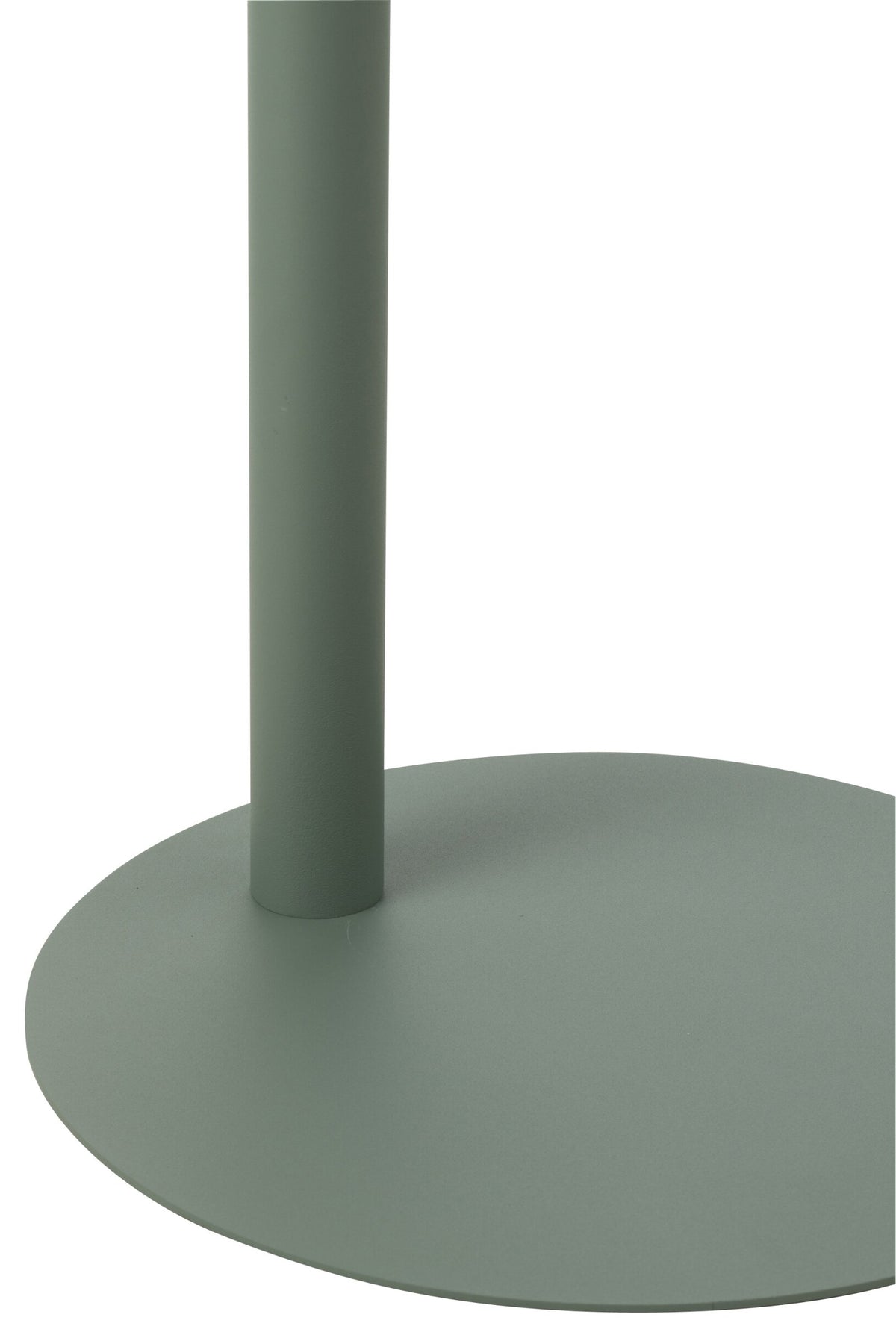Side Table Round Metal Green