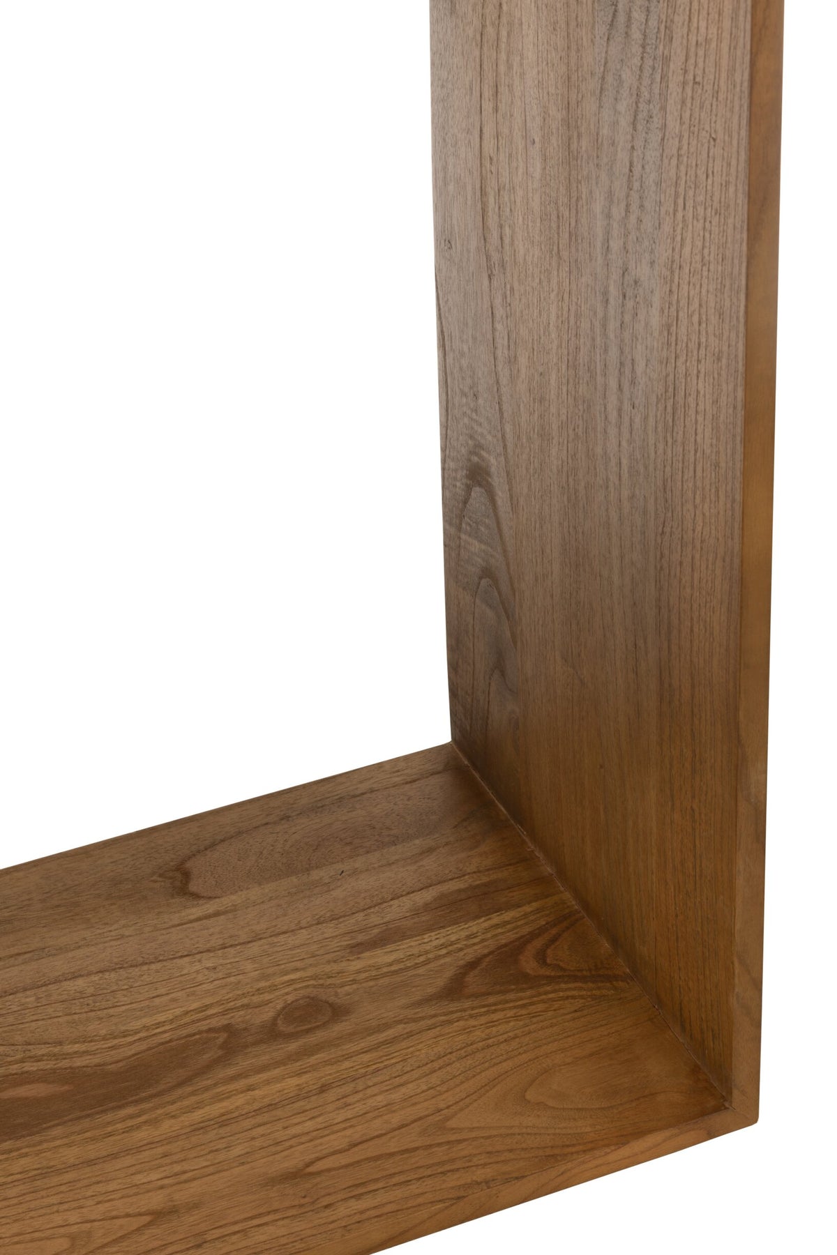 Wall Rack Cube Wood Brown