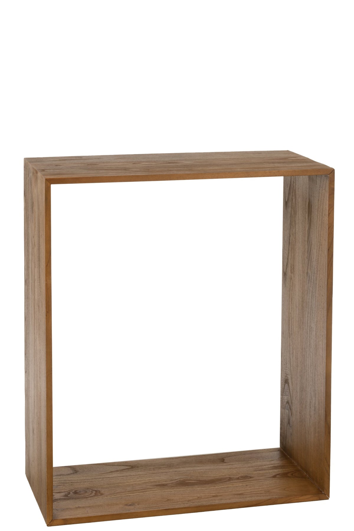 Wall Rack Cube Wood Brown