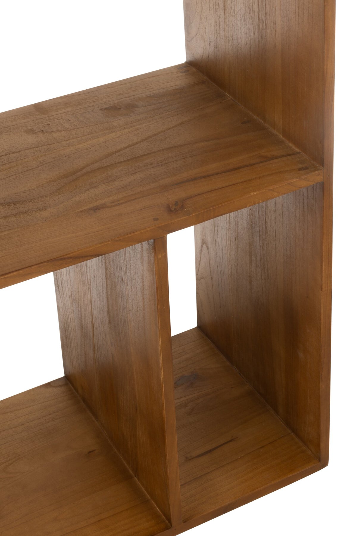 Wall Rack Cube 4p Wood Brown