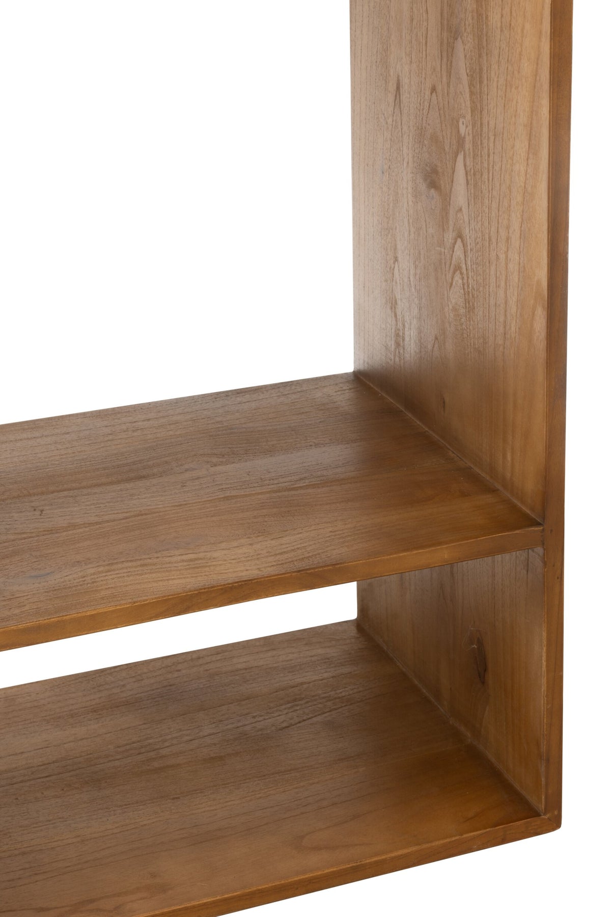 Wall Rack Cube 4p Wood Brown