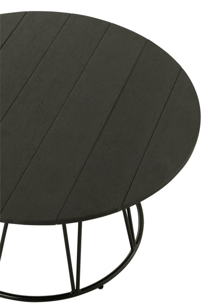 Table Zoa Steel/Polyethylene Black
