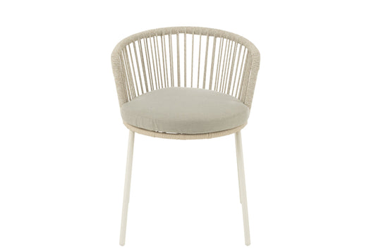 Chair Toa Steel/Rope Grey