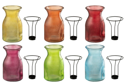 Plateau Theelichthouder Popa Glas Mix Assortiment Van 6