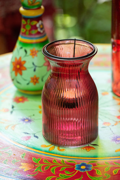 Plateau Theelichthouder Popa Glas Mix Assortiment Van 6