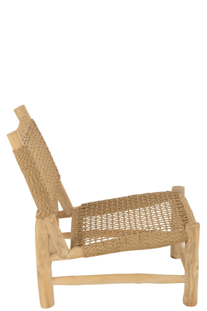 Sofa Vita Teak/Plastic Natural
