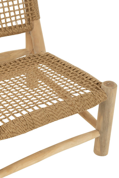 Sofa Vita Teak/Plastic Natural