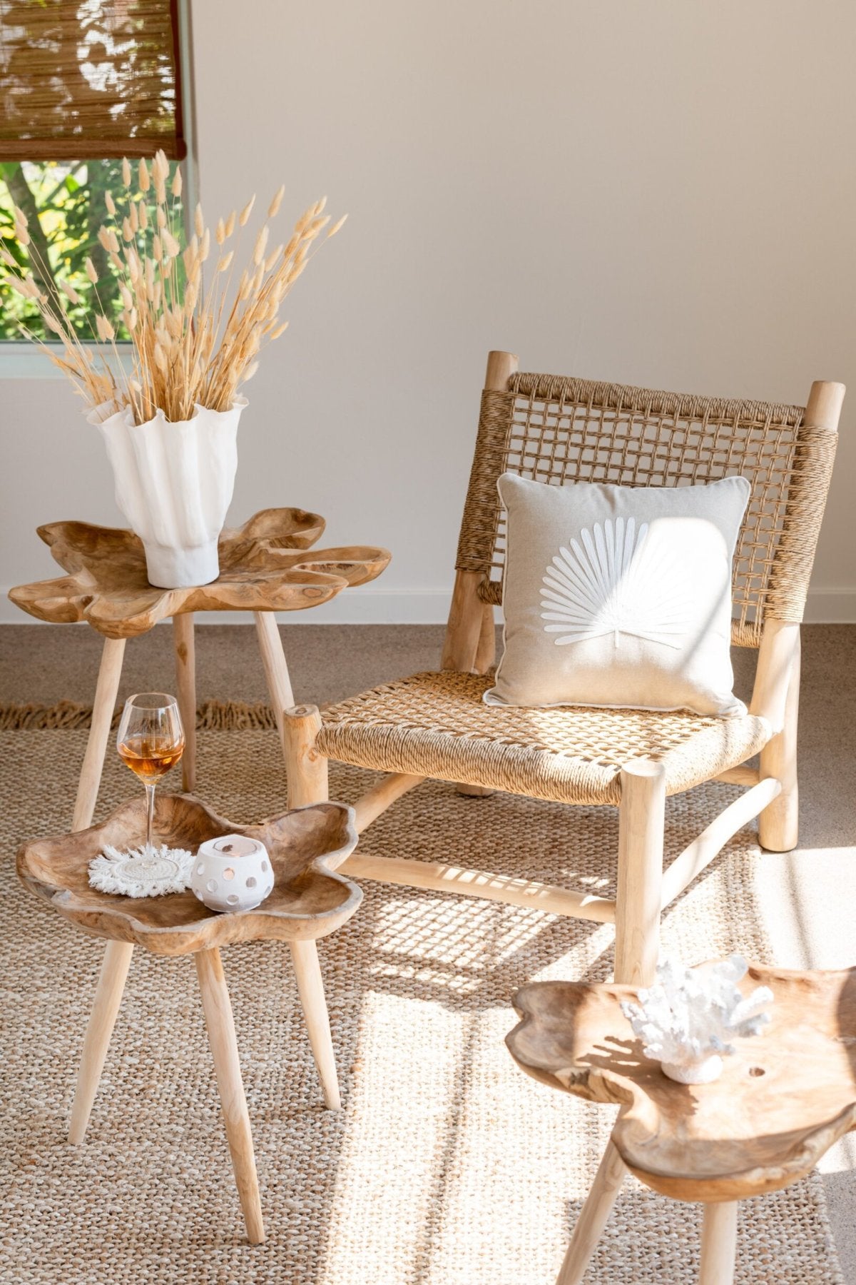 Sofa Vita Teak/Plastic Natural
