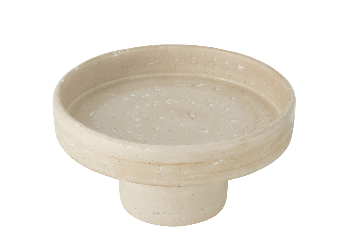 Tray Decorative Olina Cement Cream Small