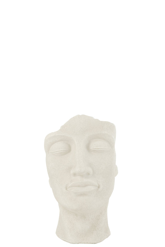 Flower Pot David Clay White Small