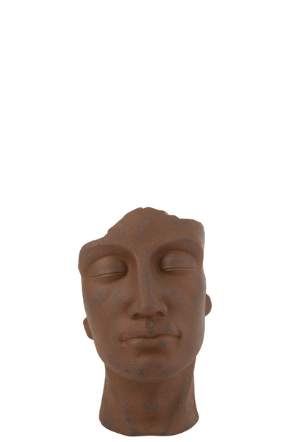 Flower Pot David Clay Rust Small