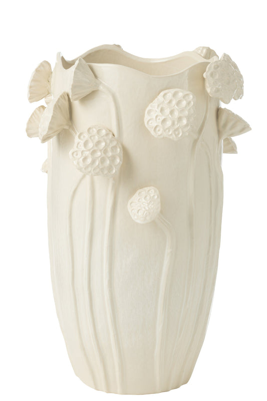 Vase Botanica Lotus Pod Clay Beige Large