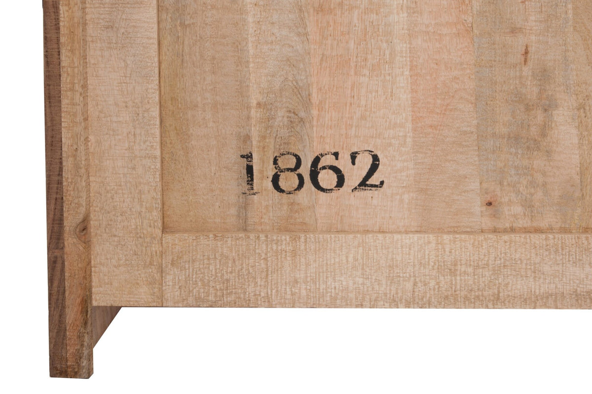 Bar 3 Drawers+3 Shelves Wood Natural