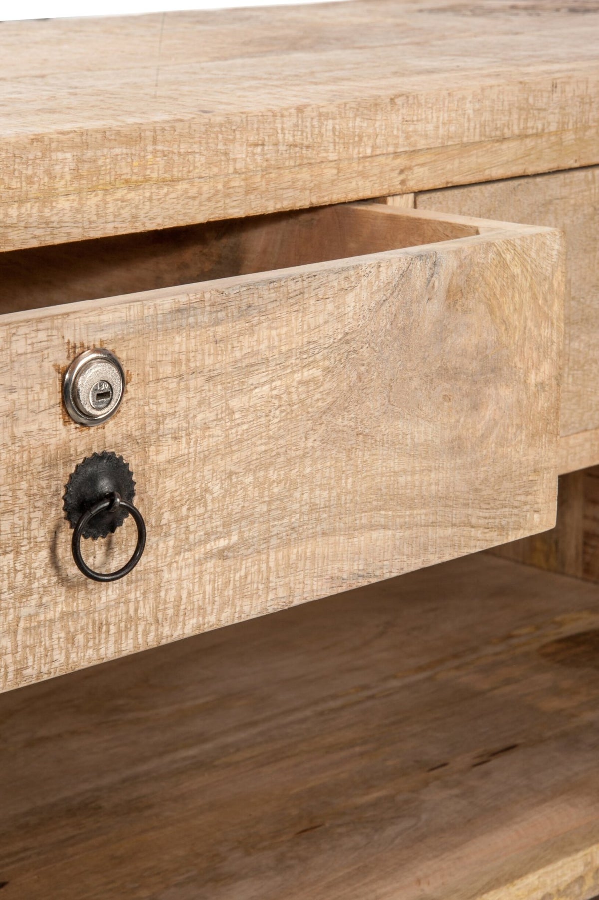 Bar 3 Drawers+3 Shelves Wood Natural