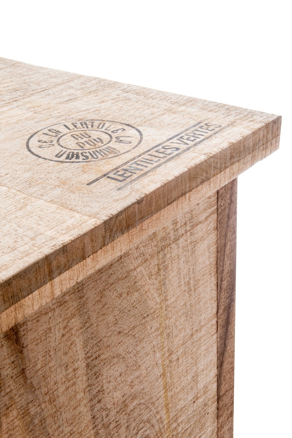 Bar 3 Drawers+3 Shelves Wood Natural