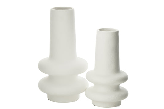Vase Lyra Clay White Large