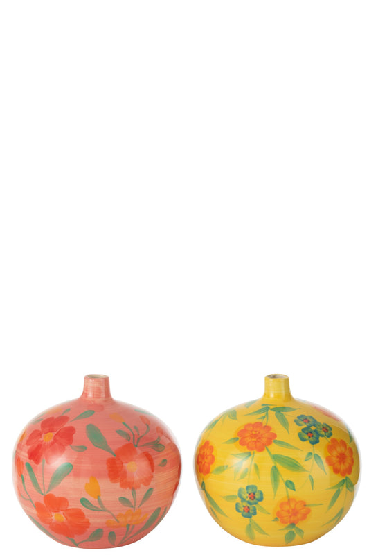 Vase Jug Alegria Clay Mix Assortment Of 2