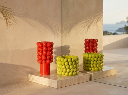 Flowerpot Limes Ceramic Green Extra Large