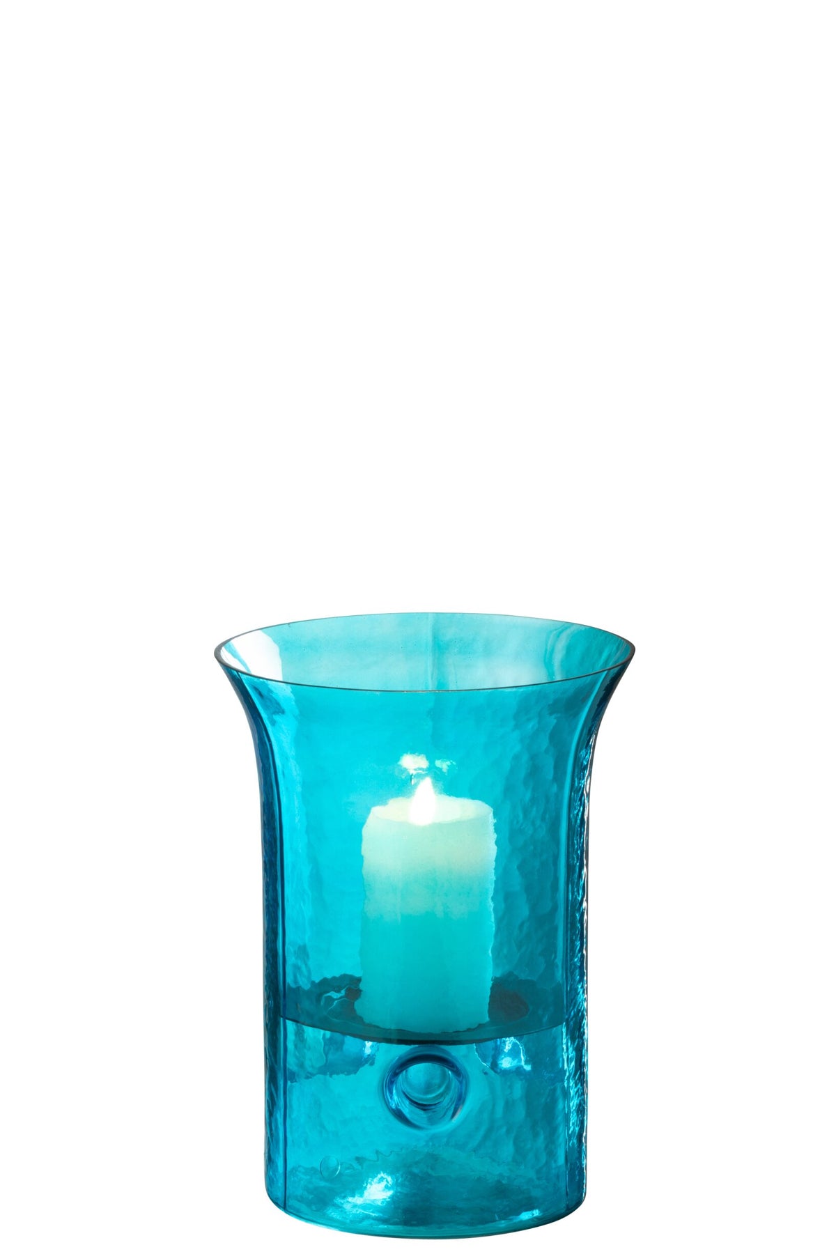Windlicht Tarifa Smal Glas Azuur Extra Small
