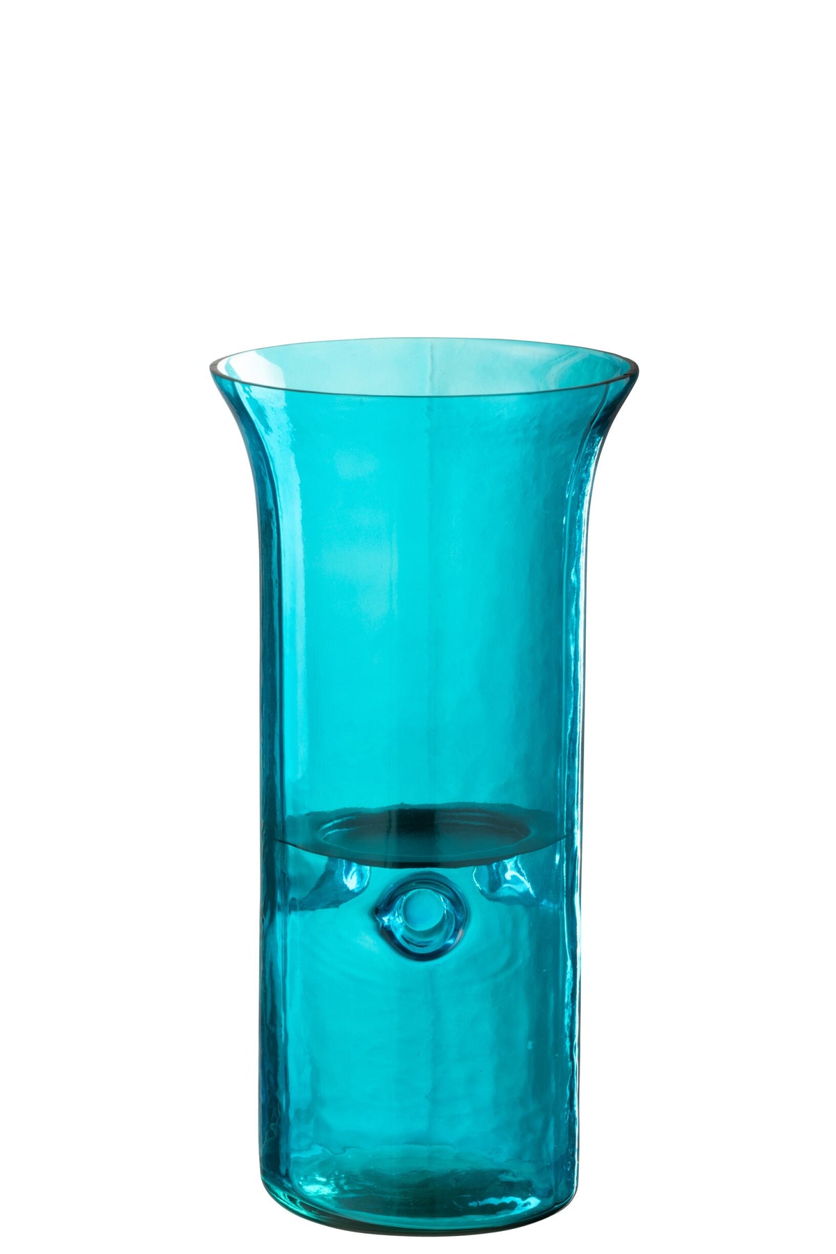 Windlicht Tarifa Smal Glas Azuur Medium