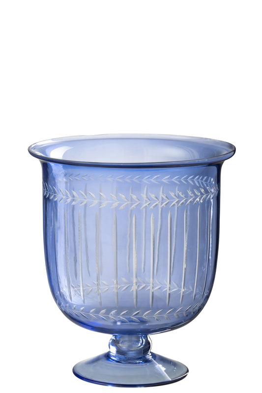Windlicht/Vaas Tarifa Glas Blauw