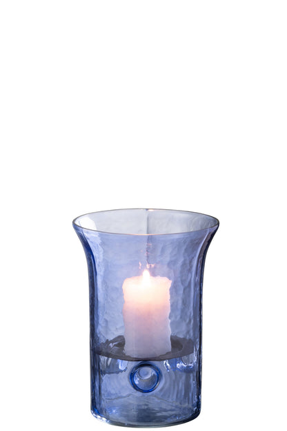 Windlicht Tarifa Smal Glas Blauw Extra Small
