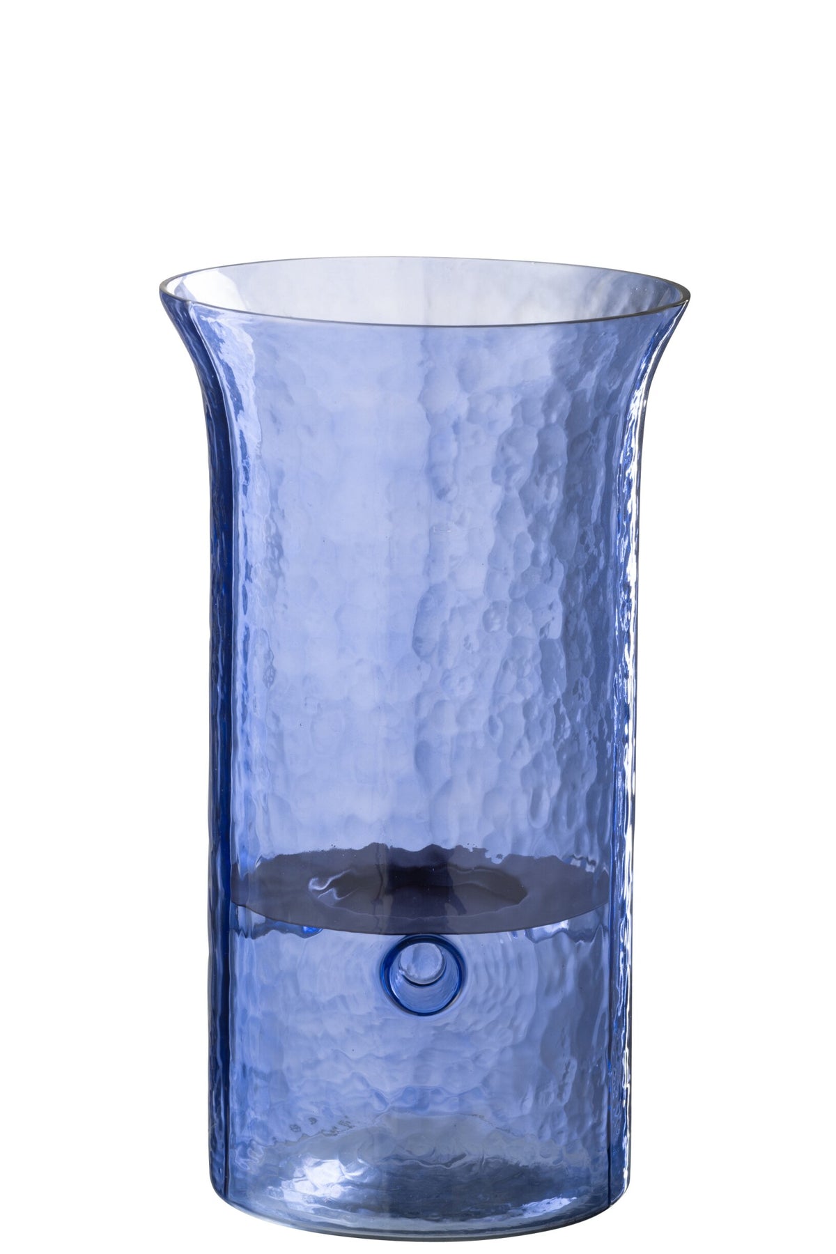 Windlicht Tarifa Smal Glas Blauw Large