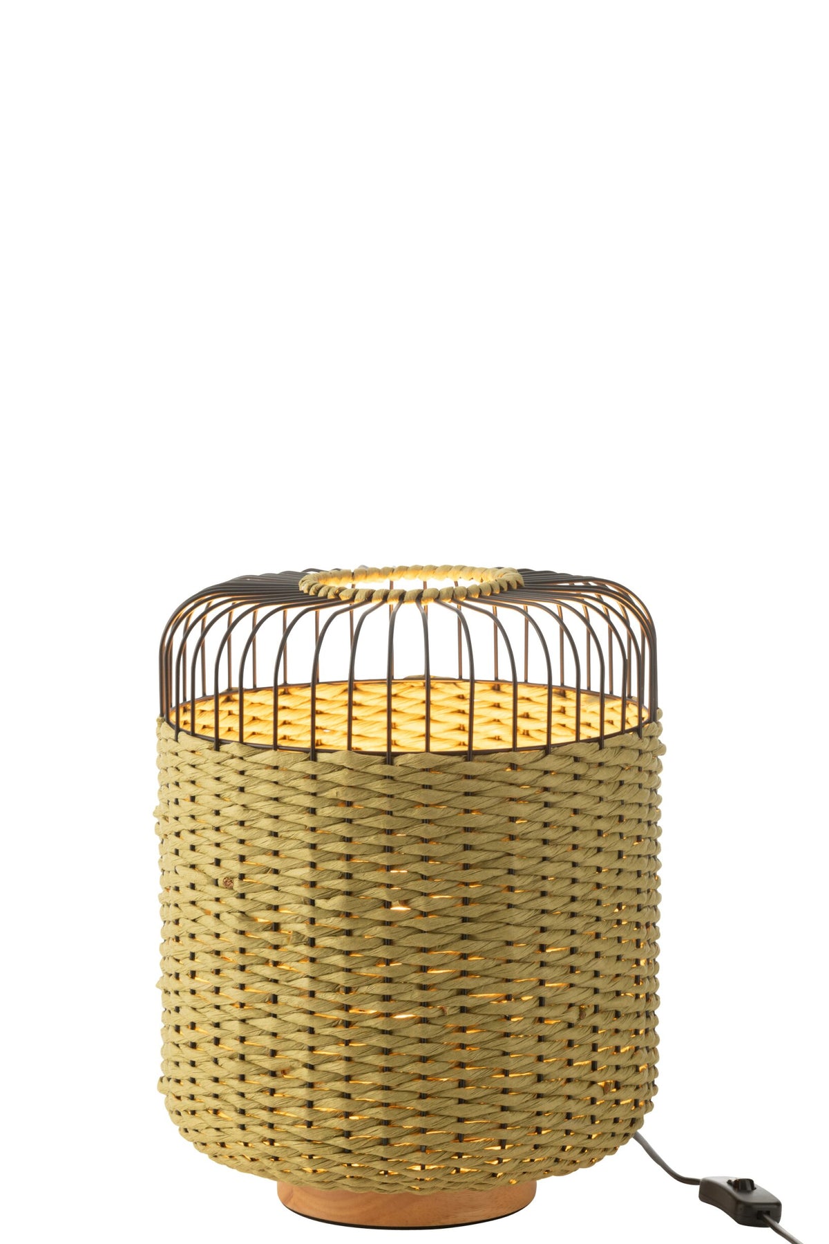 Table lamp metal green
