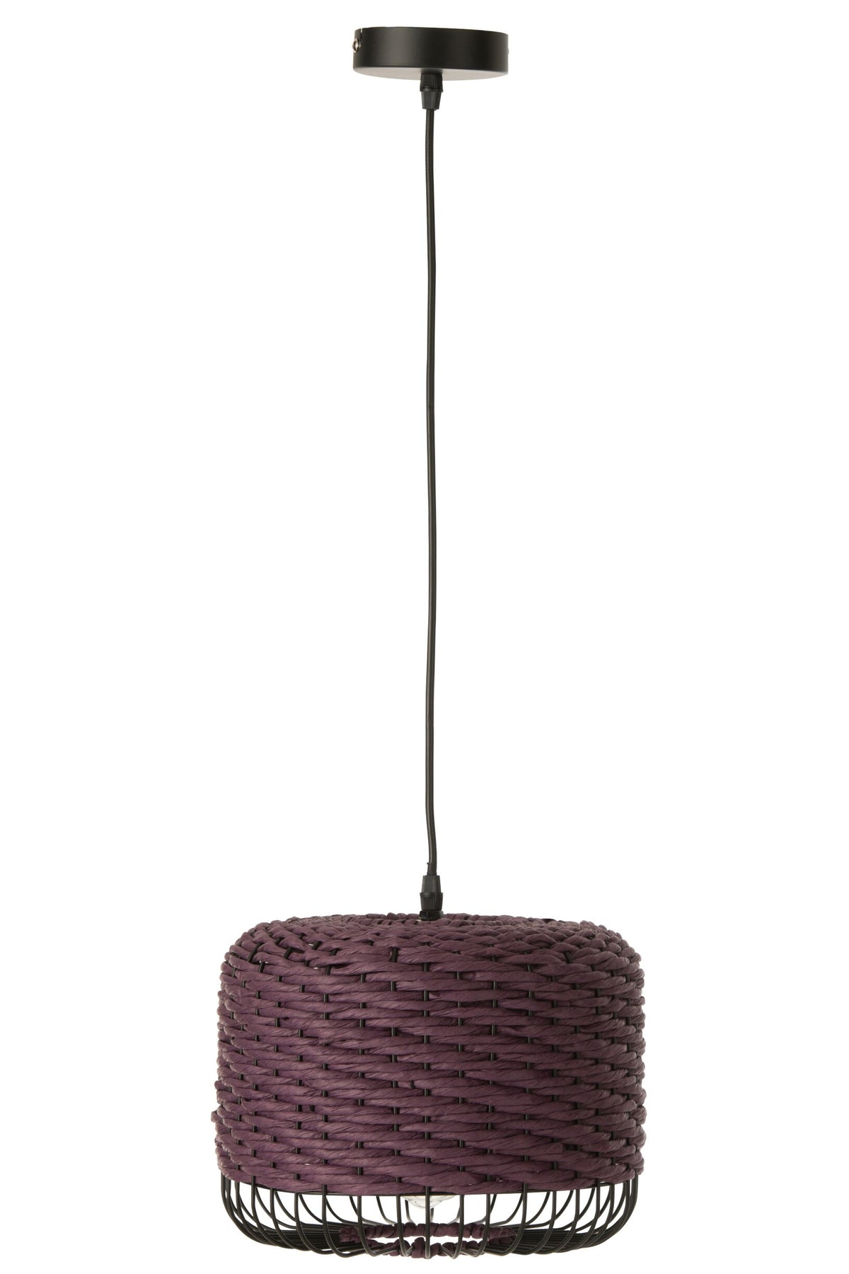 Plafonnier en métal violet