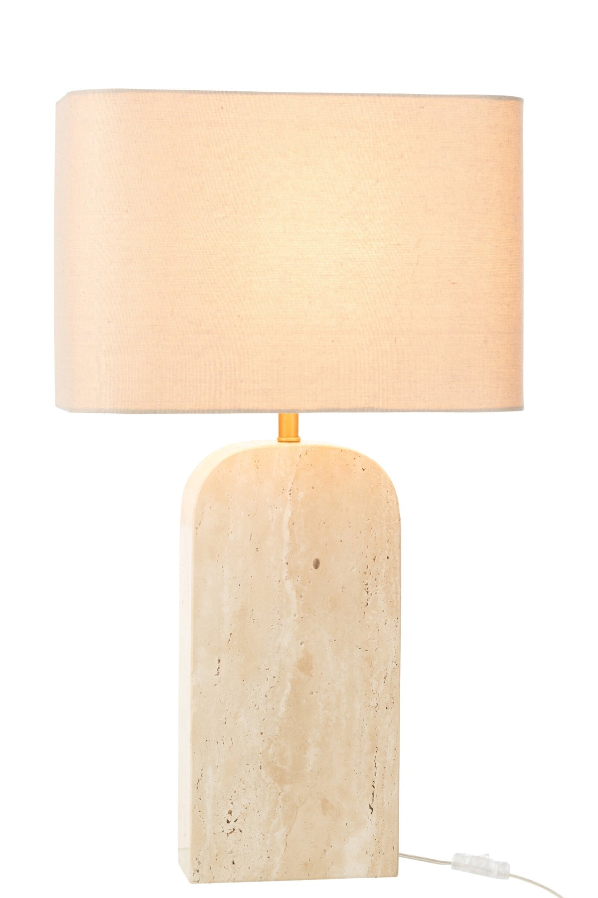 Table lamp travertine beige