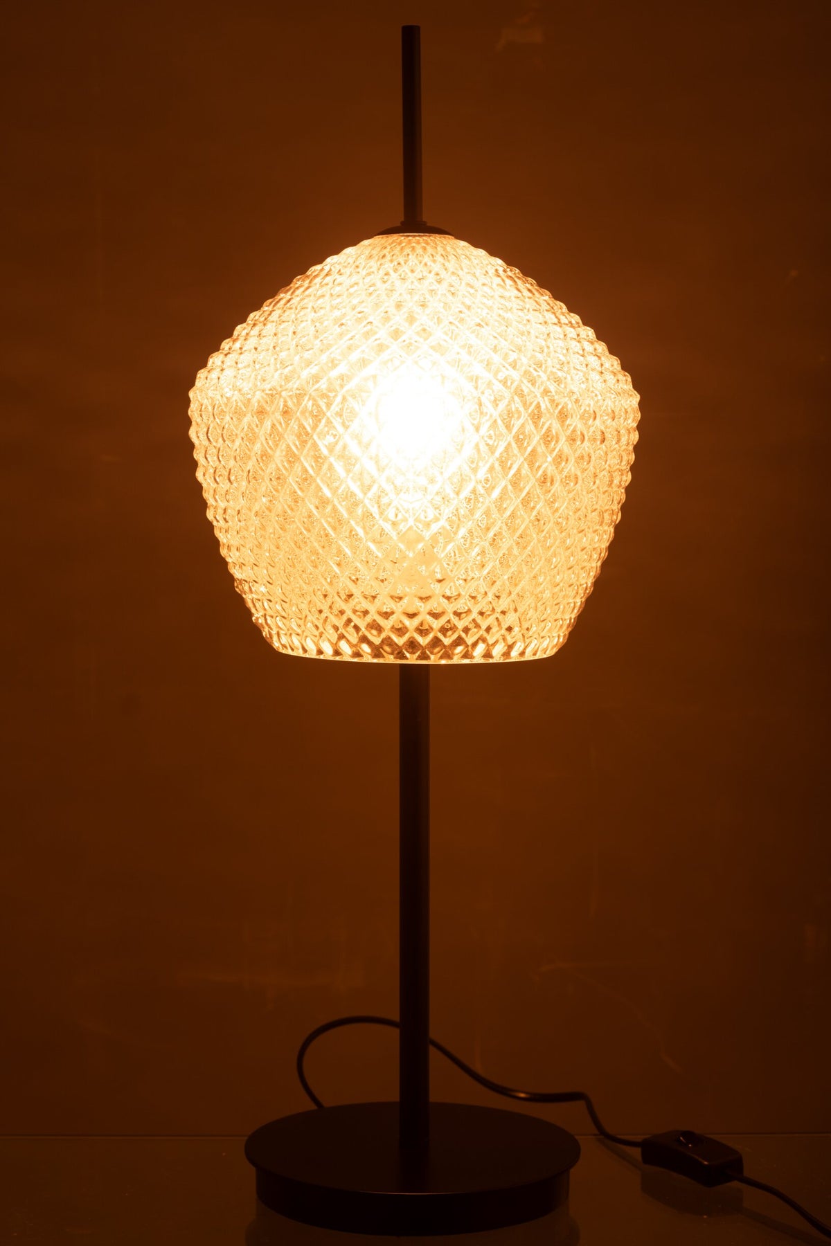 Table lamp glass white