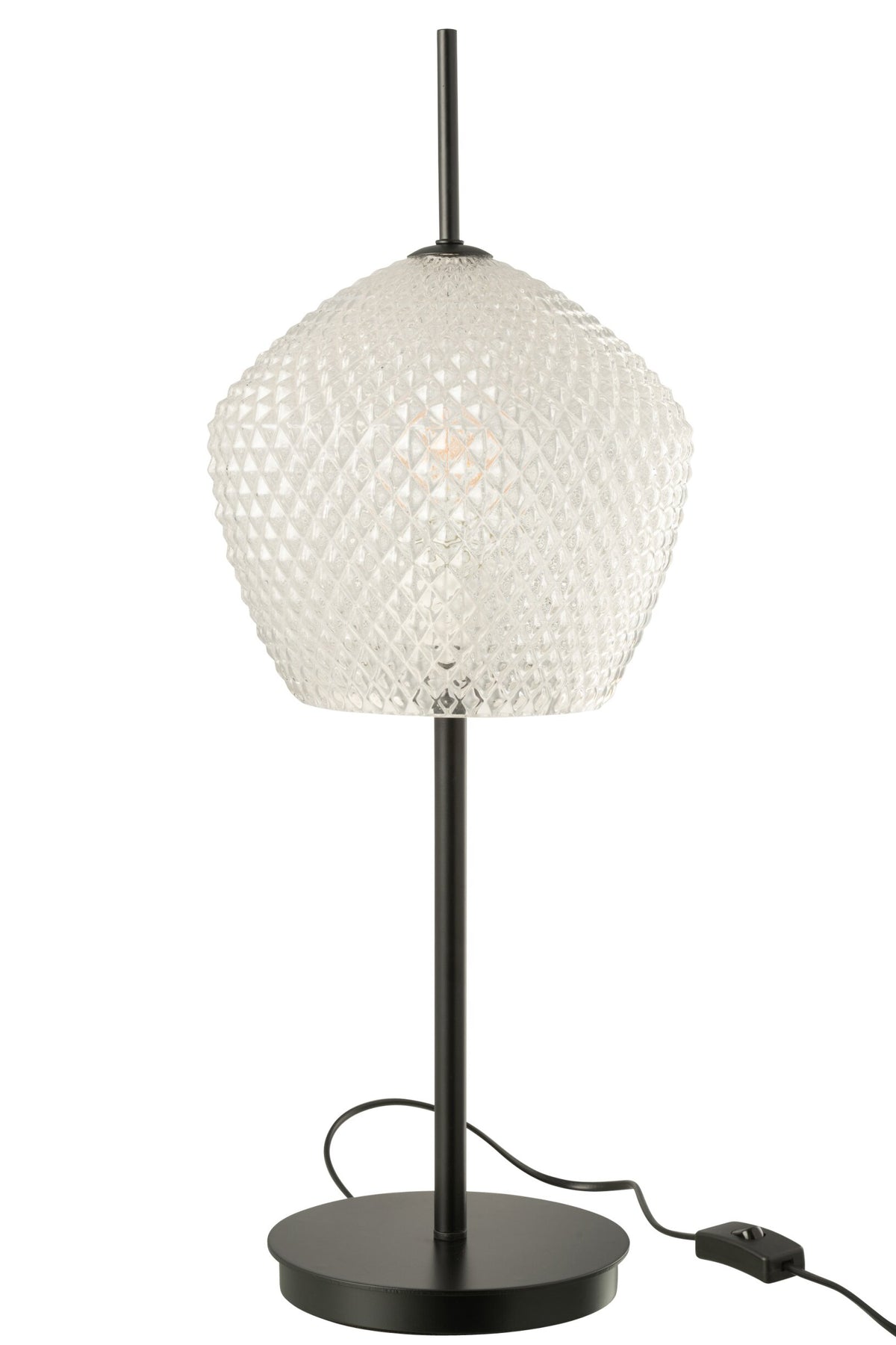 Table lamp glass white