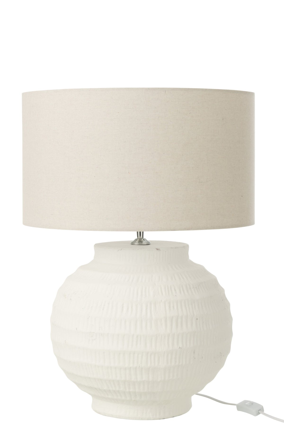 Table lamp terracotta white