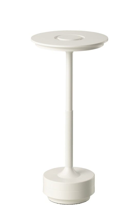 Table lamp led touch plastic white