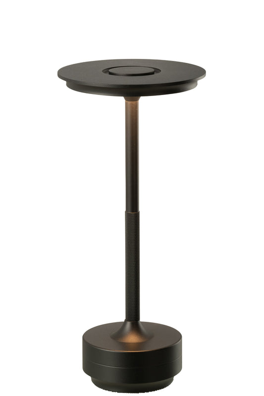 Table lamp led touch plastic black