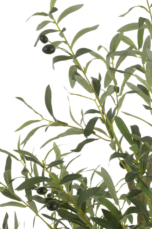 Olive Tree Pot Artificial Green Large