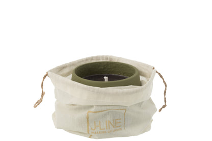 Buitenkaars Cyra Cement Groen Small 18u