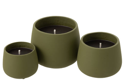Buitenkaars Cyra Cement Groen Large 45u