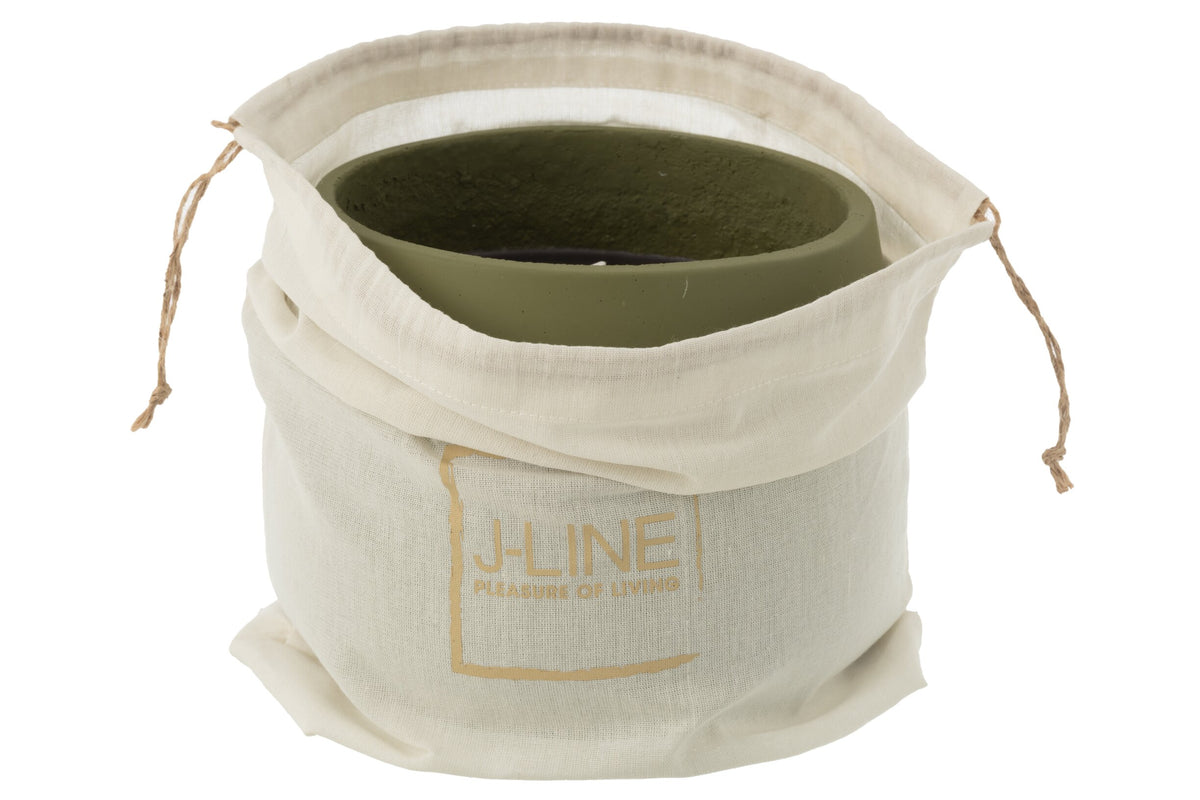 Buitenkaars Cyra Cement Groen Large 45u