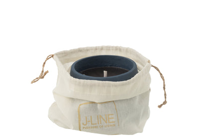 Buitenkaars Cyra Cement Blauw Small 18u