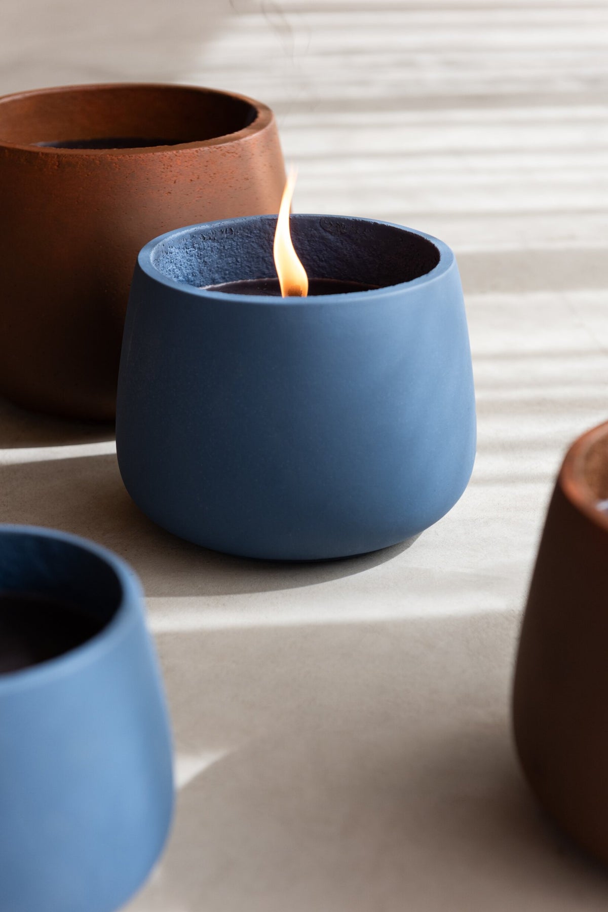 Buitenkaars Cyra Cement Blauw Medium 31u