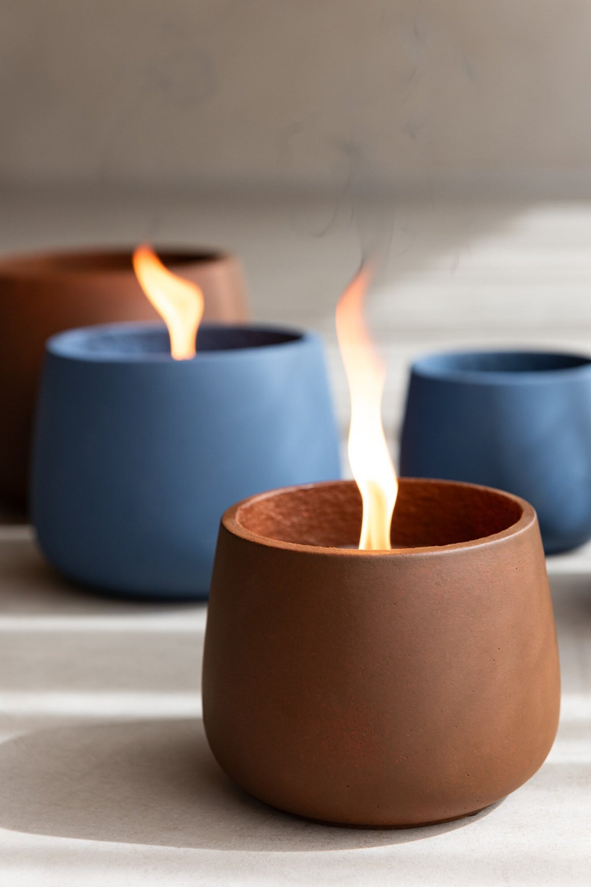 Buitenkaars Cyra Cement Blauw Medium 31u