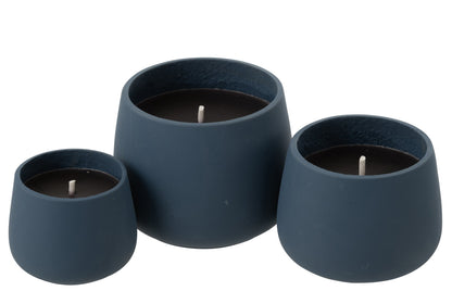 Buitenkaars Cyra Cement Blauw Large 45u