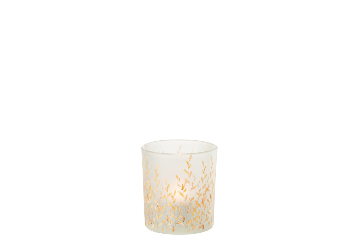 T-Lichthouder Sally Glas Oranje/Transparant Extra Small