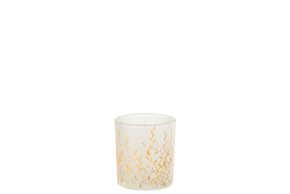 T-Lichthouder Sally Glas Oranje/Transparant Extra Small