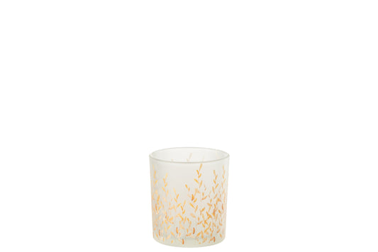 T-Lichthouder Sally Glas Oranje/Transparant Extra Small