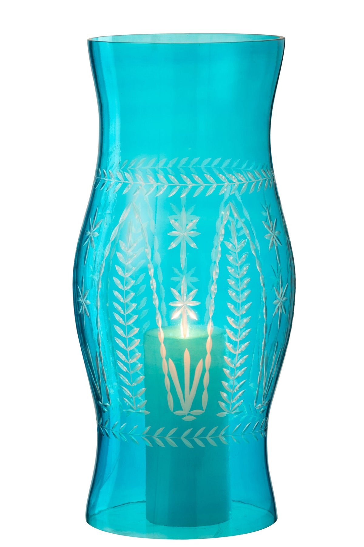 Windlicht Tarifa Glas Azuur Small