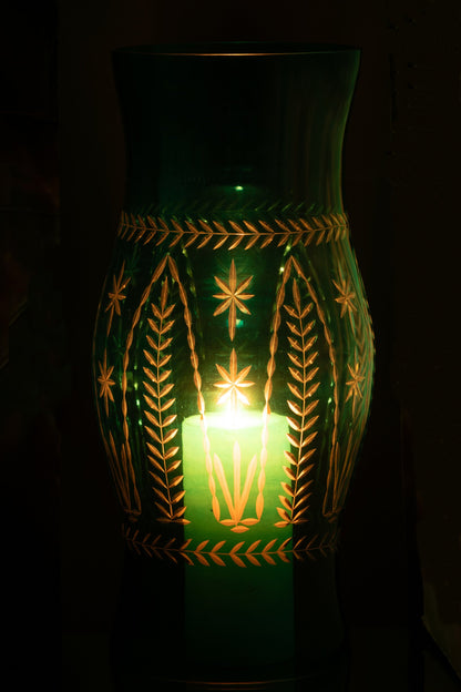 Windlicht Tarifa Glas Azuur Small
